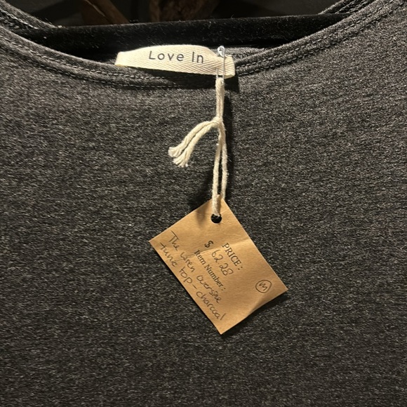 Wren oversized tunic. Charcoal. OS - Picture 8 of 8